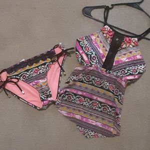 Two piece bathing suit